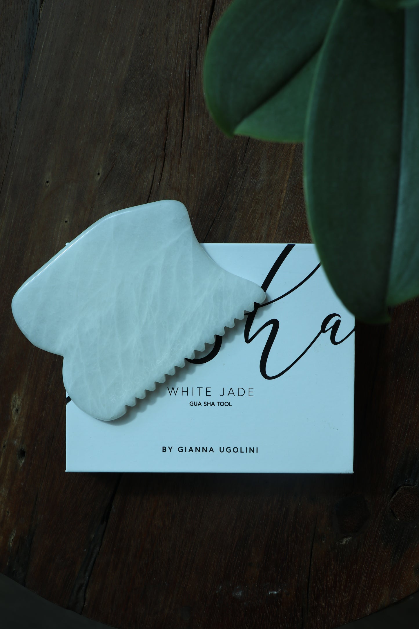 White Jade GuaSha Tool