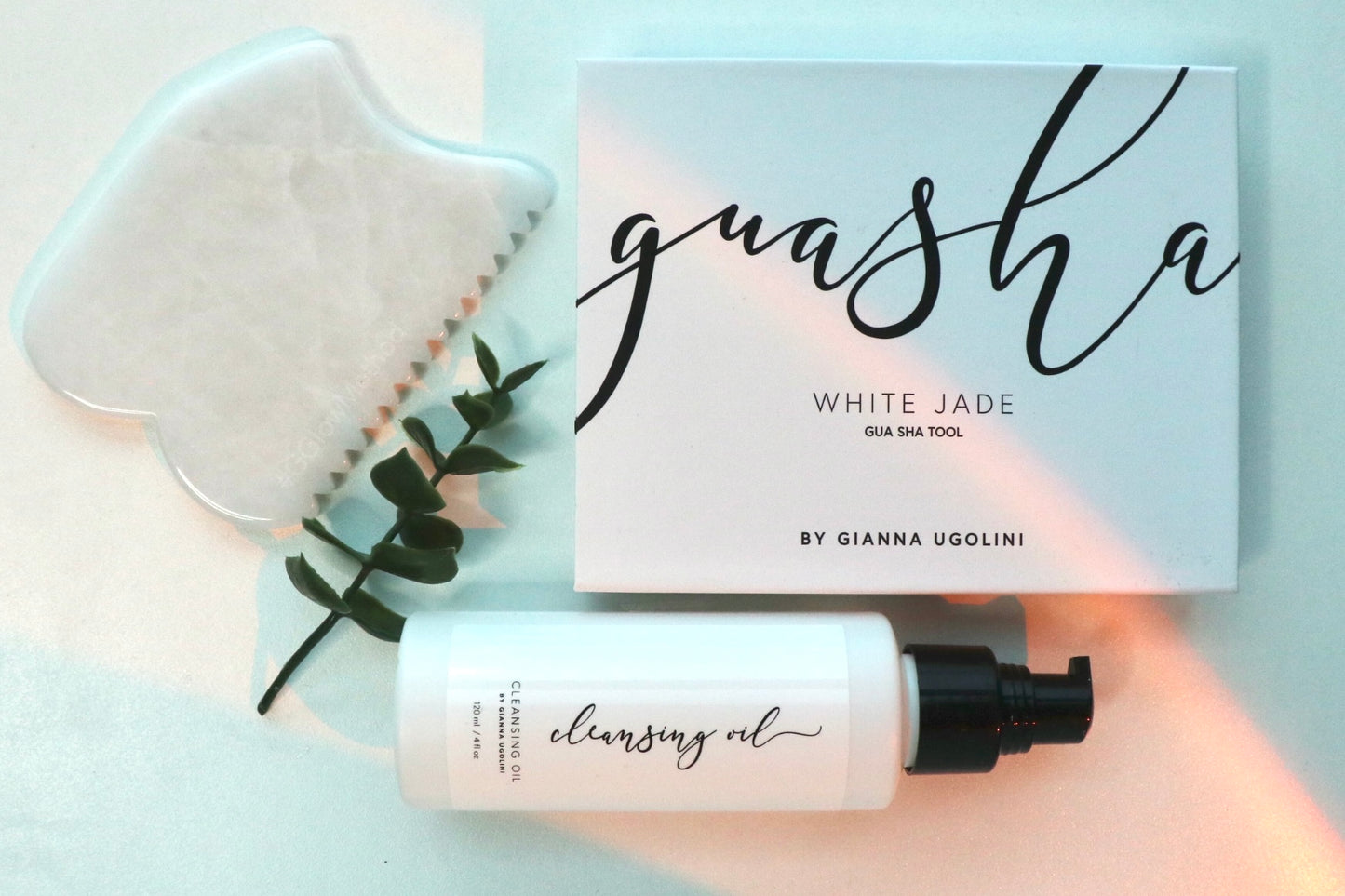 Kit...White Jade Guasha + Oil
